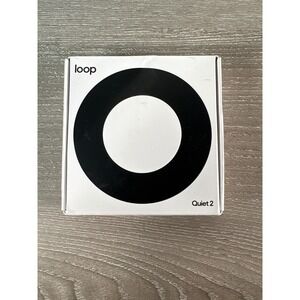 Loop Quiet 2 Noise Reduction 14 SNR 24dB Earplugs Black- New- Sealed